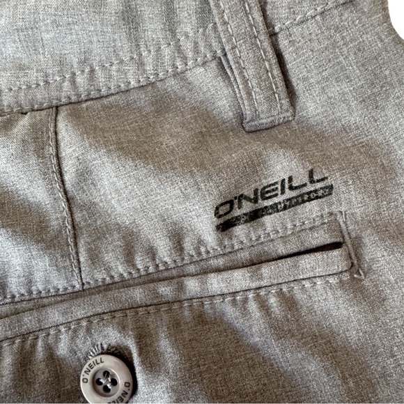 O'Neill Hybrid Men's Gray Flat Front Shorts - Picture 5 of 6